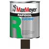 Max Meyer Rapidoil, Smalto Lucido Universale per Ferro e Legno, Resistente agli Agenti Atmosferici, Buon Potere Coprente, Multisupporto, 13-16 mq/l (Marrone Grig. RAL 8019, 0,375 Litri)