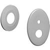 Paffoni ZPIA040CR ricambio - Piastra 2 fori con guarnizioni per art. 015 / L.146 x h.216 mm