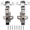 Hettich Sensys 8645i TH52 110 Grado Mezza Battuta Esterna Cerniere 9071206 con Chiusura Automatica Ammortizzatore per Mobili Cucina Gabinetto Cerniera Armadio Porta Chiusura Lenta 2 Pezzi