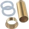 Yuanpgky Kit di riparazione per rubinetto, kit di riparazione per rubinetto miscelatore per lavabo da cucina Set di accessori per dadi in ottone filettati Set di dadi in ottone filettati Tubo in rame Parti di
