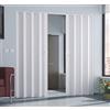MOSCHITELLA Porta a soffietto SU MISURA di grandi dimensioni a partire da 156-408 cm Larghezza APERTURA CENTRALE in pvc vari colori pannelli altezza 220/300 cm