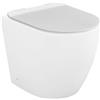 Inbagno Sedile originale per wc rialzato serie Comoda, in termoindurente bianco con sgancio rapido e chiusura soft-close
