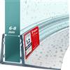 STEIGNER Guarnizione doccia curva UK02 70 cm (1 pz.) trasparente - Guarnizione box doccia verticale per doccia semicircolare o quarto di cerchio con porta 6-8 mm - Materiale flessibile, Impermeabile