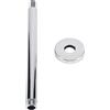 TOPINCN - Braccio per soffione Doccia a Pioggia, in Acciaio Inox, con Attacco a Parete per soffione Doccia 25 Cm/9.84 in G1/2
