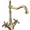 CILVANI SRL RUBINETTO PER CUCINA MODELLO EPOCA BRONZO ANTICATO CARTUCCIA 40 MM CON ACCESSORI PER IL MONTAGGIO