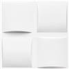 MASTERBRICO Pannelli Polistirolo per Pareti e Soffitto Interni, Pannelli Decorativi 50x50 cm, Spessore Medio 5 mm, Effetto 3D Isolante Termico - Confezione 10 mq (40 Pannelli), Colla Inclusa per Montaggio (B012)