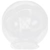 AMUSLESUR Copertura in Plastico a Forma di Sfera per Lampioni da Giardino, Paralume Esterno Facile da Smontare per Illuminazione Outdoor e Protezione da Danni