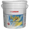 Colorificio Carson LIGHT Pittura lavabile idrorepellente traspirante per pareti OTTIMA COPERTURA Bianco (LT. 5)