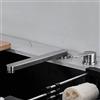 ZPSPZ Rubinetto Cucina Sottofinestra Acciaio Inossidabile Acqua Fredda e Calda Girevole Rubinetto da Cucina Sottofinestra-Disegno