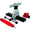 TECOM SET CARTELLATRICE A FRIZIONE TECOM DA 1/4 A 3/4'' CON TAGLIATUBI e SBAVATUBI