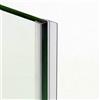 Glass Com S.r.l. 220cm - Guarnizione trasparente per vetro 10mm con aletta rigida da 12mm. Adatta per vetrate a pacchetto panoramiche tutto vetro, box doccia e porte con vetro a giorno-GBR10