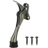QUARKZMAN Fermaporta kickdown, Supporto Fermaporta One Touch Kickdown con Punta in Gomma Antiscivolo e Viti 6-Pollici Cavalletto Porta in Metallo per Parte Inferiore Porta, Bronzo