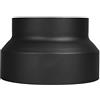 LANZZAS, tubo per fumo, riduzione da Ø 250 mm a Ø 200 mm, colore: nero metallizzato