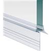 WITEN&NOCK Guarnizione doccia 2 x 60 cm per 7 mm 8 mm con labbro extra allungato, guarnizione per porta in vetro, guarnizione di ricambio impermeabile o per cabina doccia