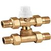 Caleffi 678050 Valvola Zona 3 Vie con Tee di By-Pass, 3/4