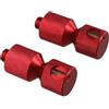 Gdfnmogo Perno di allineamento della flangia, strumento di posizionamento del tubo a due fori in alluminio 6061 con livello integrato, per flange ASME da 150 libbre da 1/2 a 14 (RED2PCS)