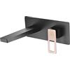 MICE COLLECTION Rubinetto lavabo da incasso Imex Svezia Nero Oro Rosa BDC032-4NOR