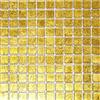 conwire Piastrella a mosaico in vetro traslucido, struttura in cristallo dorato, per pareti, bagno, WC, doccia, cucina, specchio per piastrelle, rivestimento per vasca da bagno, mosaico