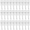 CHICIRIS Ganci Supermercato Scaffale Griglia Gancio Griglia Staffa da Parete Bordo Piolo Gancio Espositore in Metallo per Supermercato Gioielli Hardware Montaggio Gancio (30 Pz)(15cm in Length)