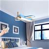 AUCF Plafoniera Cameretta LED Lampada Da Soffitto Aeroplano Lamp Per Bambini Moderna Dimmerabile Telecomando Illuminazione Lampadario Ragazzi E Ragazze Camera Da Letto Soggiorno Studio Sala Da Pranzo Luce