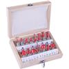 MIRSTORE Kit da 15 Frese per Legno Gambo 6mm per Fresatrice a Pantografo Frese per Scanalature Legno Frese per Lavorazione Legno Frese per Bordi Cornici