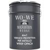 WO-WE Vernice per Metallo 4in1 Antiruggine Pronta All'Uso Ferro OPACA W909 Grigio argento - 2.5L