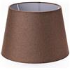 ORION LIGHTSTYLE Paralume in tessuto per lampade da terra e da tavolo, attacco E27, paralume di ricambio in tessuto, diametro 330 mm, altezza 230 mm, marrone