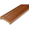 Hobby Legno - Coprimuretto Massello In Legno Tinto Noce Medio mm. 30X140X2500 Per Muro Da mm. 110(Prezzo Per ml. 2, 5)