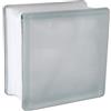 Fuchs Design Blocco di vetro Basic nuvola chiaro 2 lati satinato 14,5x14,5x8cm - 5 pezzi