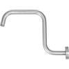 Jenngaoo Estensione del Braccio Doccia a Forma di S, 13 Inch Braccio di Prolunga per Soffione Doccia in Acciaio Inox a Forma Braccio Lungo per Soffione Doccia con Curva a Collo Oca Staffa per Casa e Albergo(C)
