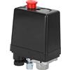Tomotato Interruttore del Compressore Aria, Controllo Automatico del Pressostato del Compressore Aria a Foro Singolo da 0,5‑0,8 MPa 220V