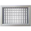 Idrotop ACCES. CLIMA Bocchette Griglie 300X150mm BIANCA con Alette orientabili Singolarmente