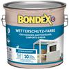 Bondex Protezione dagli agenti atmosferici, colore grigio agata (RAL7038), 2,5 l, per 23 m², copertura estrema, eccellente resistenza agli agenti atmosferici, finitura lucida, vernice resistente alle