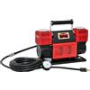 Dragon Winch Compressore aria Portatile 12V | 10,3 BAR / 150 PSI con una capacità di 300 l/min + tubo a spirale con manometro, punta della valvola, borsa per il trasporto, 3x punte intercambiabili