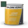 MASTERBRICO Smalto Lotary Baldini Vernici 750 ml vari colori smalto per legno e ferro smalto per interni e esterni (VERDE BANDIERA 135)