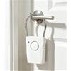 Leopacat Allarme Porta,120 DB Allarme Sensore Tattile Porta Finestra Allarme Sicurezza Domestica,Wireless Maniglia Finestra Sirena Vibrazione Portatile per Protezione Casa Negozio e Viaggio