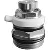 BlesConi Valvola di sfiato automatica e manuale per termosifoni, in ottone e acciaio inox, 3/4 e 1, per