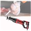 Aeveot Sega Ossa Elettrica da Macellaio, 1050W Sega a Gattuccio, per Casa Commerciale, per Tagliare Carne Congelata, Ossa, Pancetta，Velocità 0-2800SPM, Corpo Rotante di 180°(Rosso)