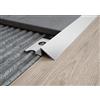 MINUTA PROFILI Profilo Terminale a Rampa Per Piastrelle in Alluminio Opaco Per Rivestimenti Ceramica Mosaico E Marmo - Barra 2,5 M Facile Da Installare (12 MM)