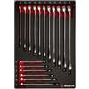 Wuerth Würth RGMAULSHSL-SA-17TLG ZEBRA - Set di chiavi combinate, 17 pezzi
