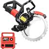 Dfdieratve Sega Elettrica per Calcestruzzo 8980 W, Troncatrice a Disco Bagnato/Asciutto 40cm Sega Circolare,Troncatrice Circolare Elettrica per Cemento Profondità Taglio 29cm