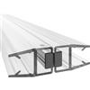 W Waka Home WAKA PRO-M5 - Set di guarnizioni per doccia e porta della doccia, per porte della doccia, ottiche trasparenti, 8-10 mm, 200 cm, per porte scorrevoli e scorrevoli