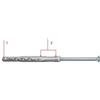 FISCHER. 10 PZ TASSELLO NYLON PROLUNGATO + VITE A CROCE FISCHER SXRL 8x100 WZ TASSELLI