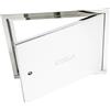Contatore Italia Sportello per Contatore ACQUA Acciaio Zincato Aperta Posteriormente Completa di Chiave e Quadrello Zincata ZINCO (300x400)