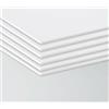 Signorbit Kit da 6 pezzi pannelli in forex colore bianco spessore 5 mm misura 40x30 cm