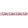 Dostear Bordi Greche Pannelli Adesivi Bordo Adesivo per Pareti Striscia Adesiva Muro Decorativa Greca Adesiva per Parete fiore rosso 15 X 300CM