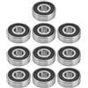 BORDSTRACT 10 cuscinetti a sfera 6300/6301/6302/6303/6304, cuscinetti a sfera a gola profonda sigillati in gomma per dispositivi di movimento lineare(6300)