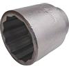 TANIASHOP Chiave a Bussola poligonale con attacco quadro femmina 3/4 Pollici bussole bussolotto Boccola Acciaio al Cromo Vanadio (41mm)