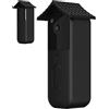 honecumi Custodia in silicone per Blink Video Doorbell, resistente alle intemperie, con tetto, morbida custodia in silicone antigraffio per videocamera, per esterni e interni, 1 pezzo