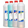 Tifoo Set per la brunitura (4 x 1000 ml) - Concentrato per brunitura a immersione - Brunitore/brunitura per brunire acciaio